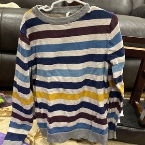 H&M striped lightweight cotton preppy sweater size 8/10
